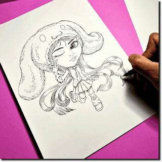 Cinnamoroll Cosplay Draw