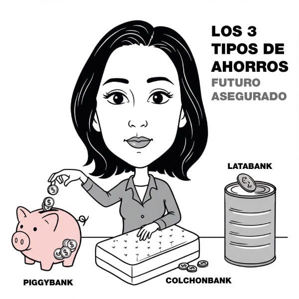 ¿Cuáles son los tres tipos de ahorro?