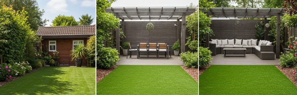 antes de elegir entre césped natural, césped sintético o césped artificial para tu jardín